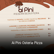 Ai Pini Osteria Pizza