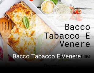 Bacco Tabacco E Venere