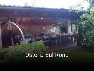 Osteria Sul Ronc