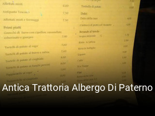 Antica Trattoria Albergo Di Paterno