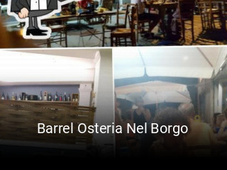 Barrel Osteria Nel Borgo