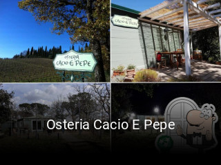 Osteria Cacio E Pepe