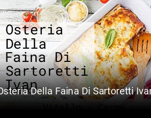 Osteria Della Faina Di Sartoretti Ivan