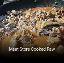 Meat Store Cooked Raw