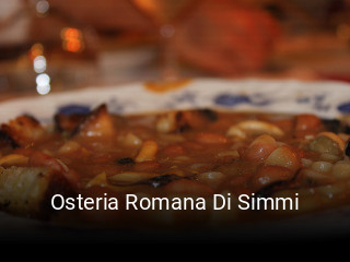 Osteria Romana Di Simmi