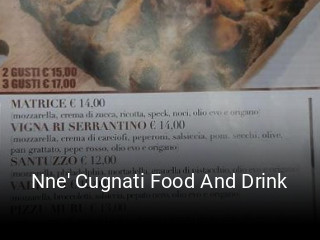 Nne' Cugnati Food And Drink