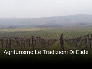 Agriturismo Le Tradizioni Di Elide