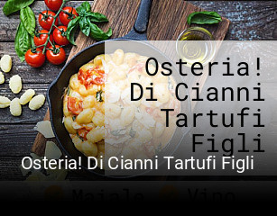 Osteria! Di Cianni Tartufi Figli