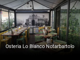 Osteria Lo Bianco Notarbartolo