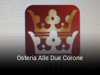 Osteria Alle Due Corone