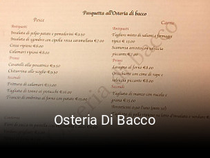 Osteria Di Bacco