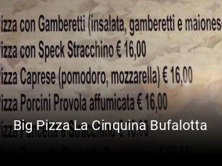 Big Pizza La Cinquina Bufalotta