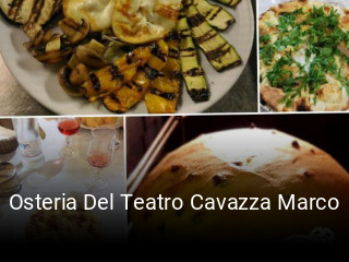 Osteria Del Teatro Cavazza Marco